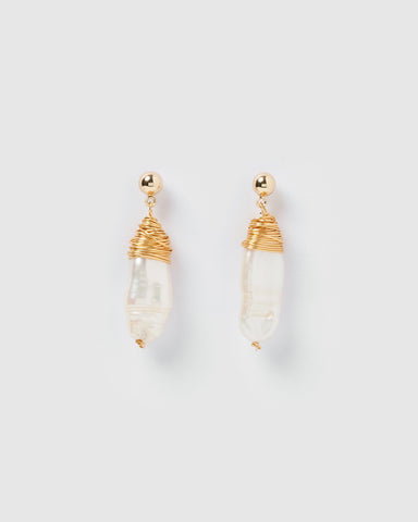 Miz Casa & Co Kira Pearl Earrings