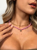 Miz Casa & Co Arena Choker Pink