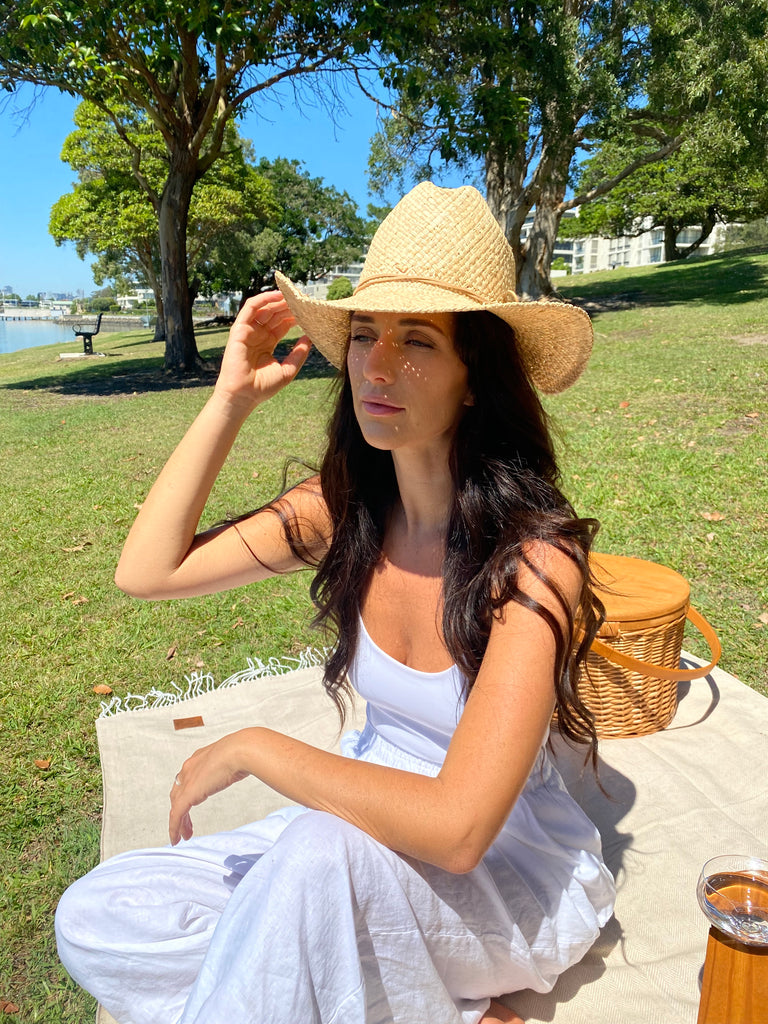 Miz Casa & Co Vanessa Hat Natural