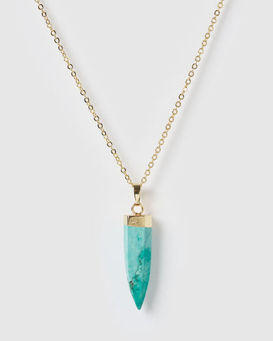 Miz Casa & Co Roman Evil Eye Necklace Gold