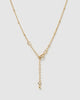 Miz Casa & Co Zella Necklace Perfume Bottle Purple Gold