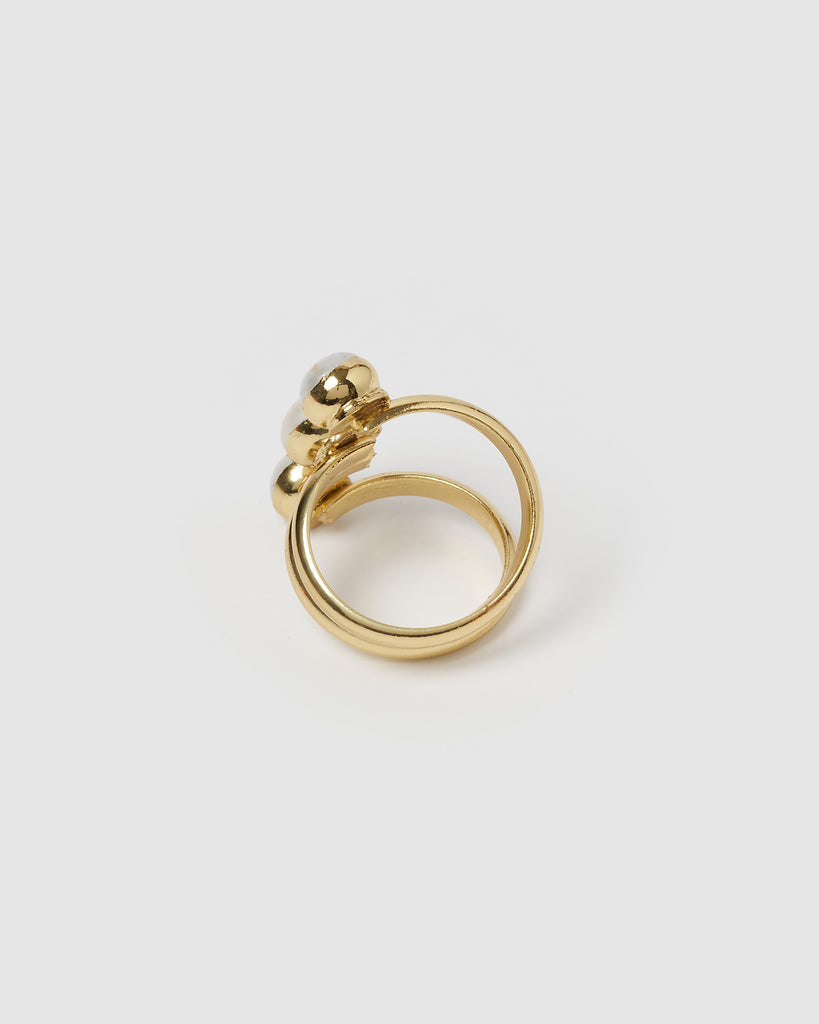 Miz Casa & Co Origins Ring Gold Pearl