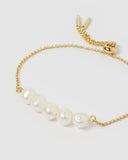Miz Casa & Co Candice Bracelet Gold Pearl