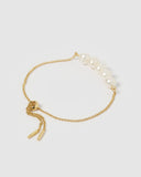 Miz Casa & Co Candice Bracelet Gold Pearl