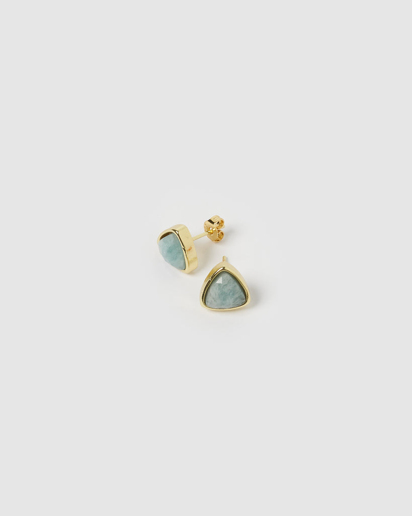 Miz Casa & Co Salt Stud Earrings Angelite