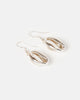 Miz Casa & Co Cowrie Kiss Earrings Silver
