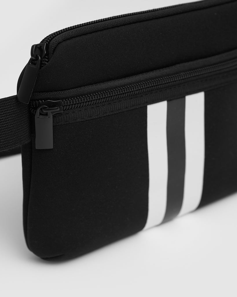 Miz Casa & Co Patty Neoprene Waist Bag Black