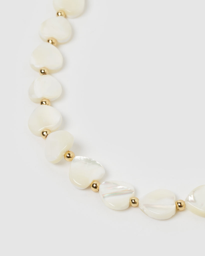 Miz Casa & Co Jordyn Heart Choker Pearl