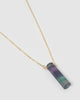 Miz Casa & Co Jacinda Necklace Rainbow Fluroite