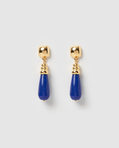 Miz Casa & Co Rose Earring Labrodite Gold