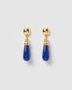 Miz Casa & Co Juliet Earrings Gold Blue Lapis