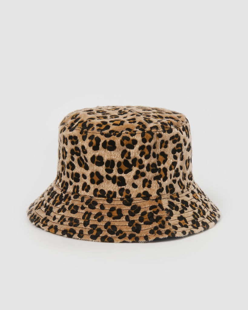 Miz Casa & Co Kailani Bucket Hat Leopard