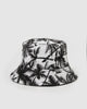 Miz Casa & Co Kailani Bucket Hat Palm Black White