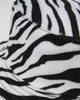 Miz Casa & Co Kailani Bucket Hat White Zebra