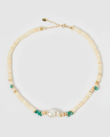 Miz Casa & Co Jordyn Bracelet Pearl Gold