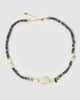 Miz Casa & Co Keilani Choker Blue Green Pearl