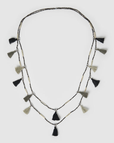 Miz Casa & Co Hart Necklace Clear Quartz