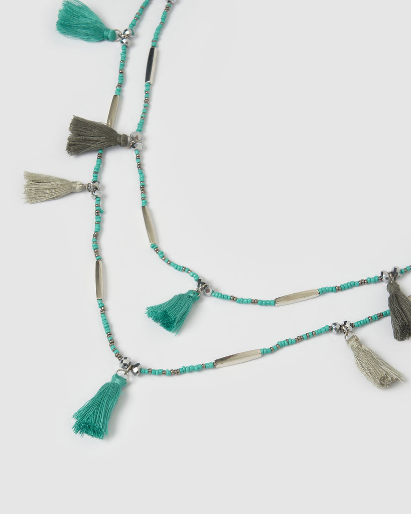 Miz Casa & Co Karen Necklace Turquoise