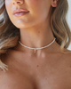 Miz Casa & Co Pearl Letter T Choker