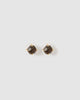Miz Casa & Co Ingrid Stud Earrings Smokey Quartz