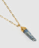 Miz Casa & Co Sadie Necklace Gold Blue Kyanite