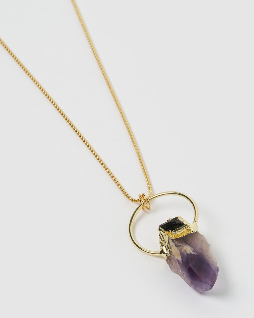 Miz Casa & Co Maia Necklace Amethyst