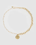 Miz Casa & Co Mary Necklace Gold Faux Pearl