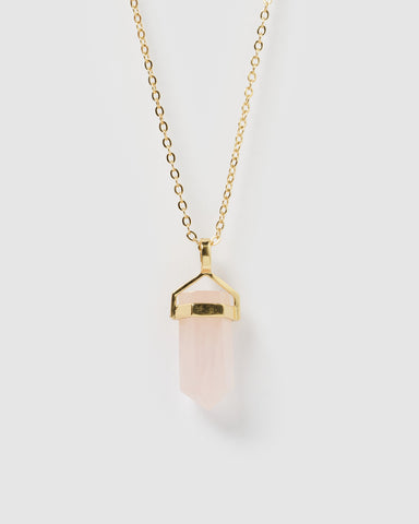 Miz Casa & Co Olivia Pearl Necklace Gold