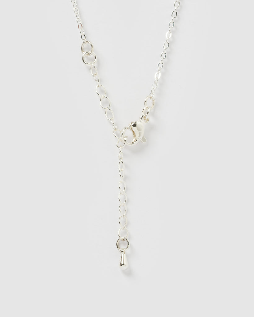 Miz Casa & Co May Necklace Rose Quartz Silver