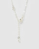 Miz Casa & Co Lennon Necklace Amethyst Silver