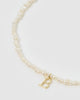 Miz Casa & Co Pearl Letter B Necklace