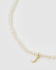 Miz Casa & Co Pearl Letter J Choker