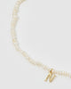 Miz Casa & Co Pearl Letter N Choker