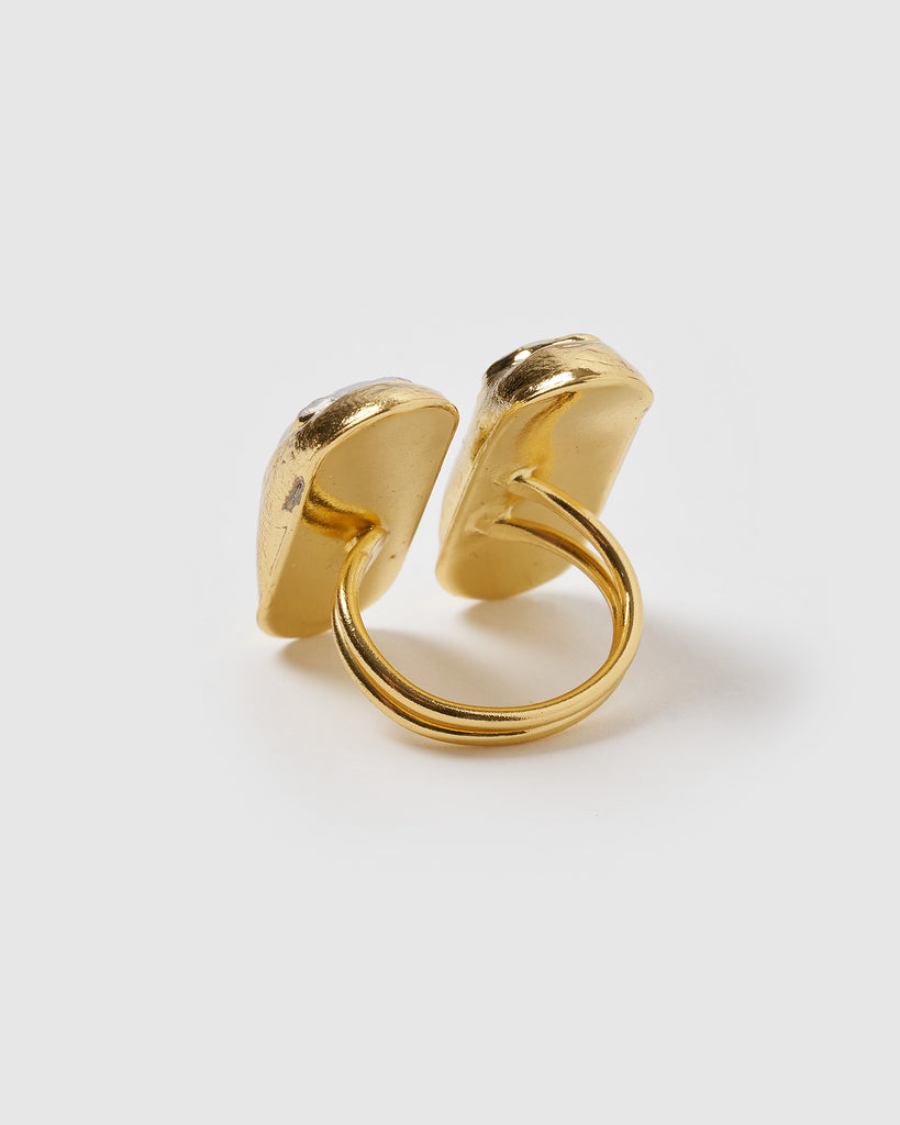 Miz Casa & Co Mara Ring Gold Freshwater Pearl