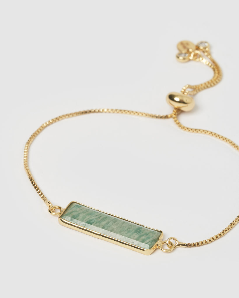 Miz Casa & Co Maz Bracelet Gold Adventurine
