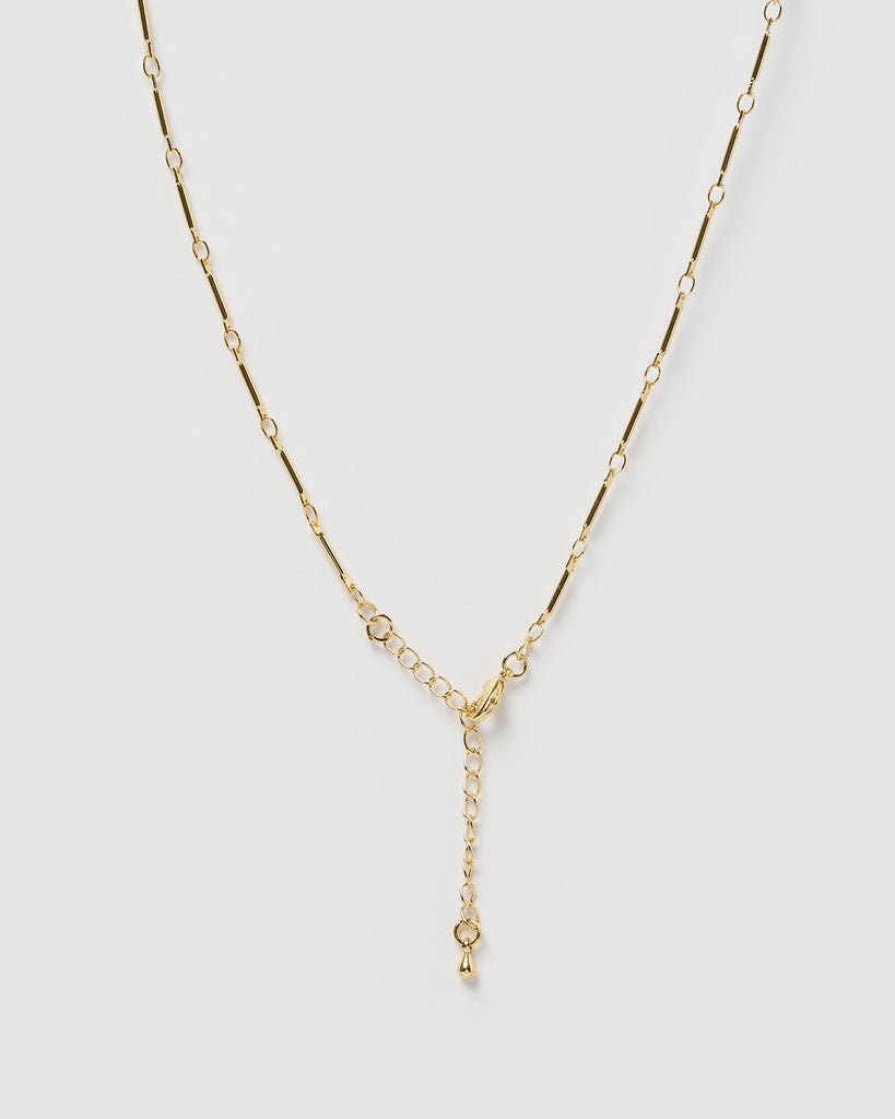 Miz Casa & Co Flora Necklace Amethyst Gold