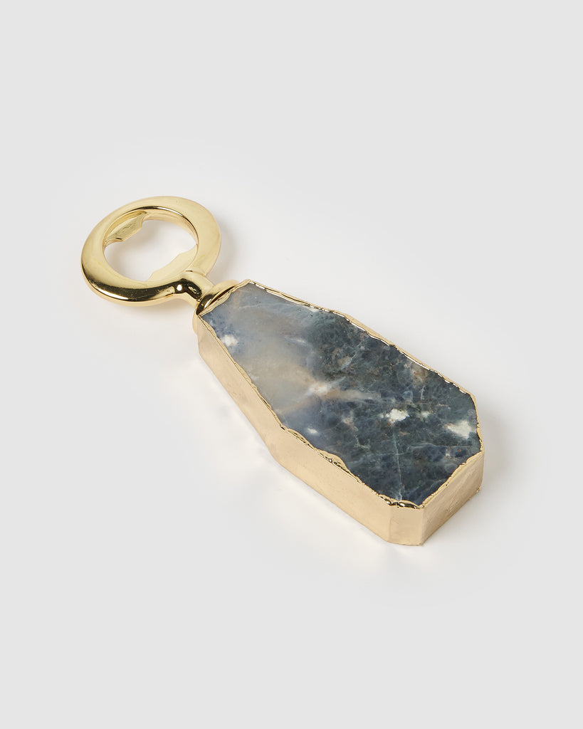 Miz Casa & Co Bottle Opener Gold Blue Lapis