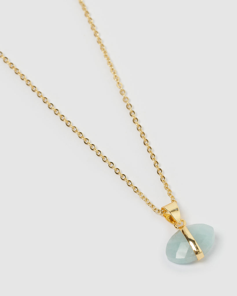 Miz Casa & Co Clara Necklace Light Blue