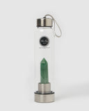 Miz Casa & Co Crystal Drink Bottle Green Aventurine
