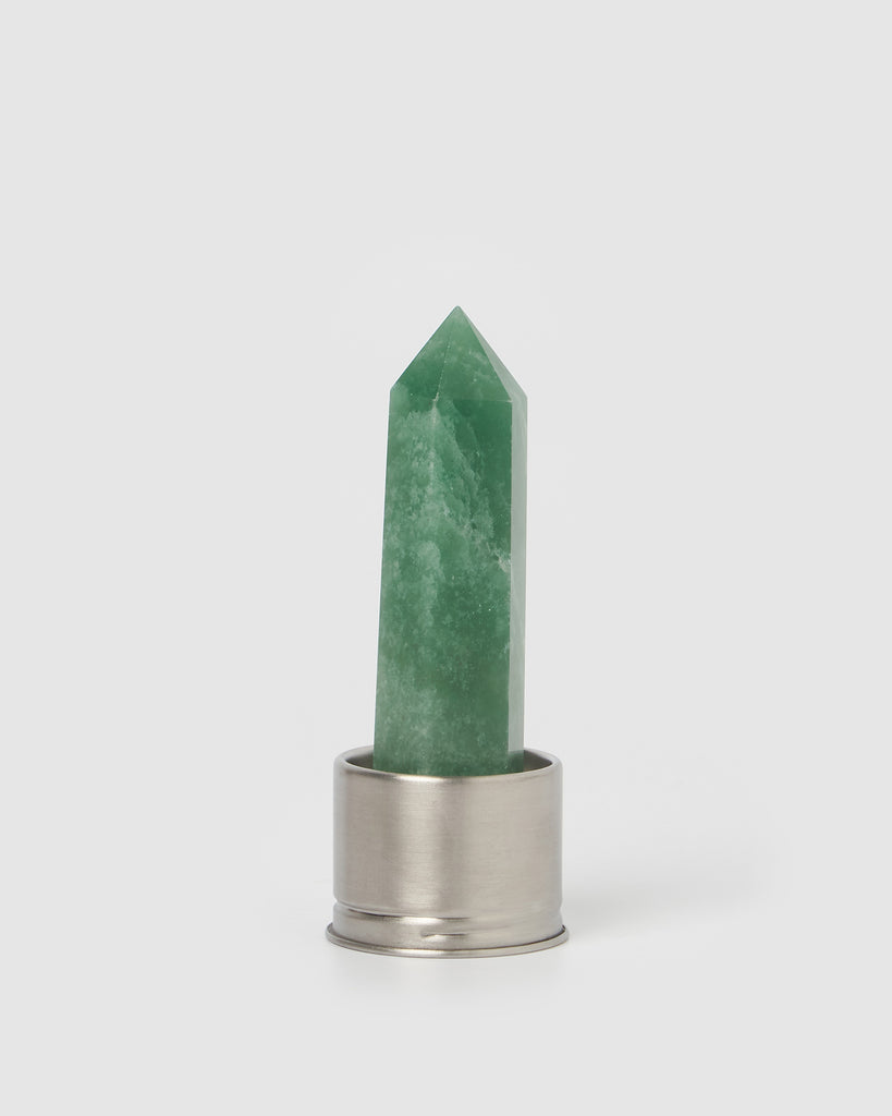 Miz Casa & Co Crystal Drink Bottle Green Aventurine