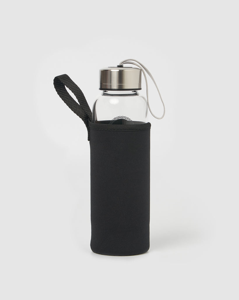 Miz Casa & Co Loose Crystal Drink Bottle Obsidian