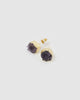 Miz Casa & Co Druzy Stud Earrings Amethyst