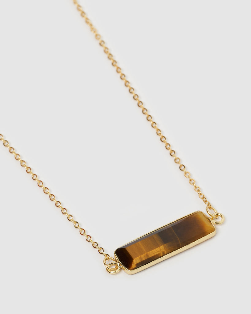 Miz Casa & Co Maz Necklace Tiger's Eye
