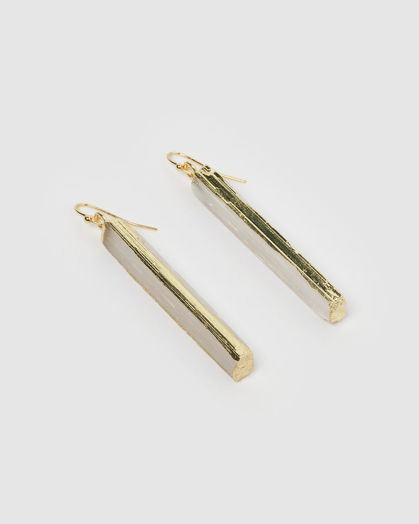 Miz Casa & Co Poppy Crystal Drop Earrings