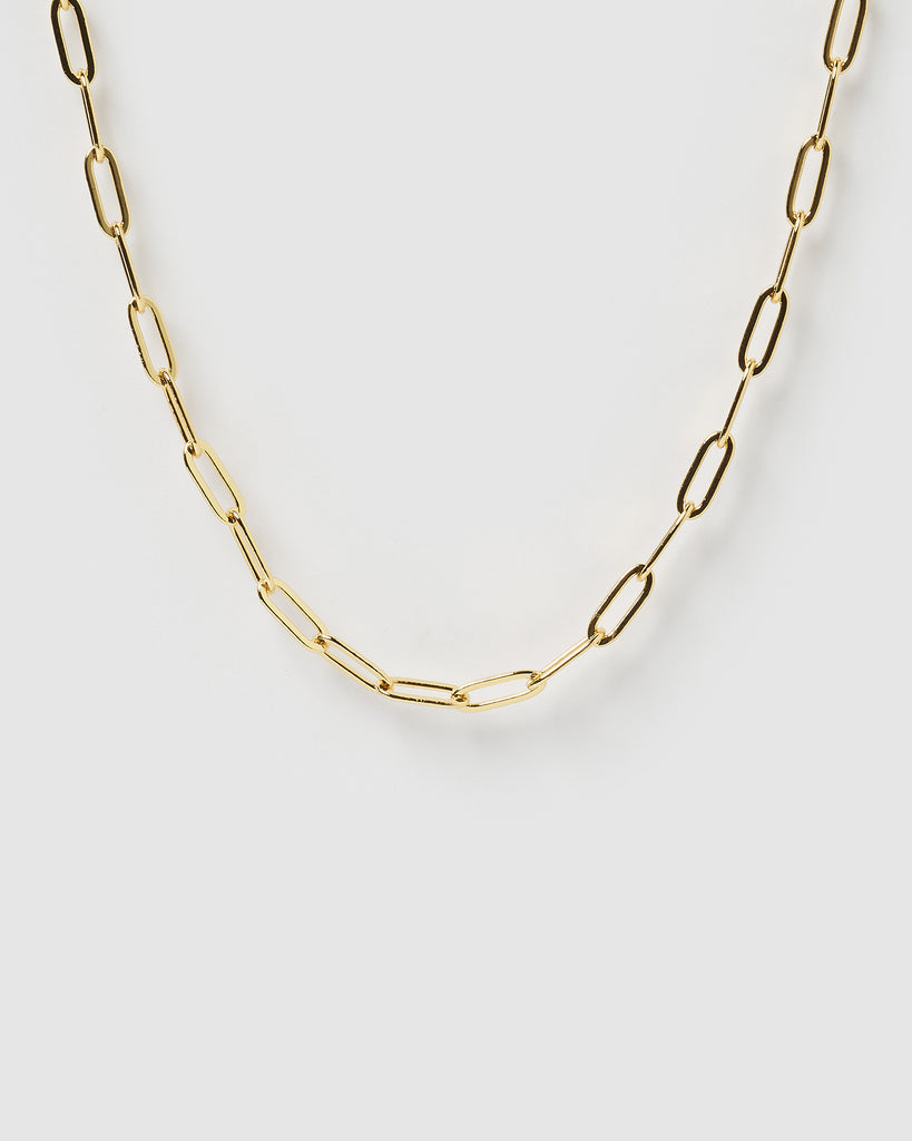 Miz Casa & Co Rayleigh Link Chain Necklace Gold Pearl