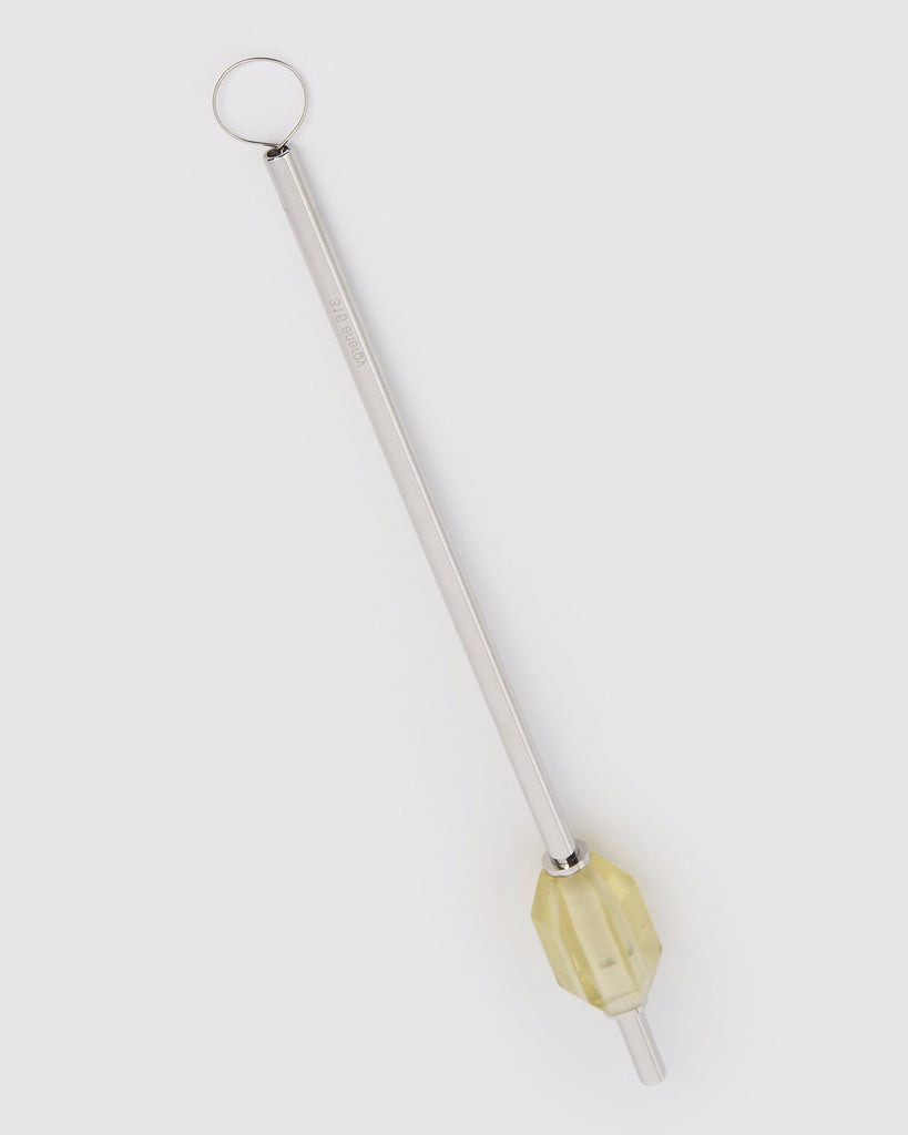 Miz Casa & Co Reusable Gemstone Straw Citrine