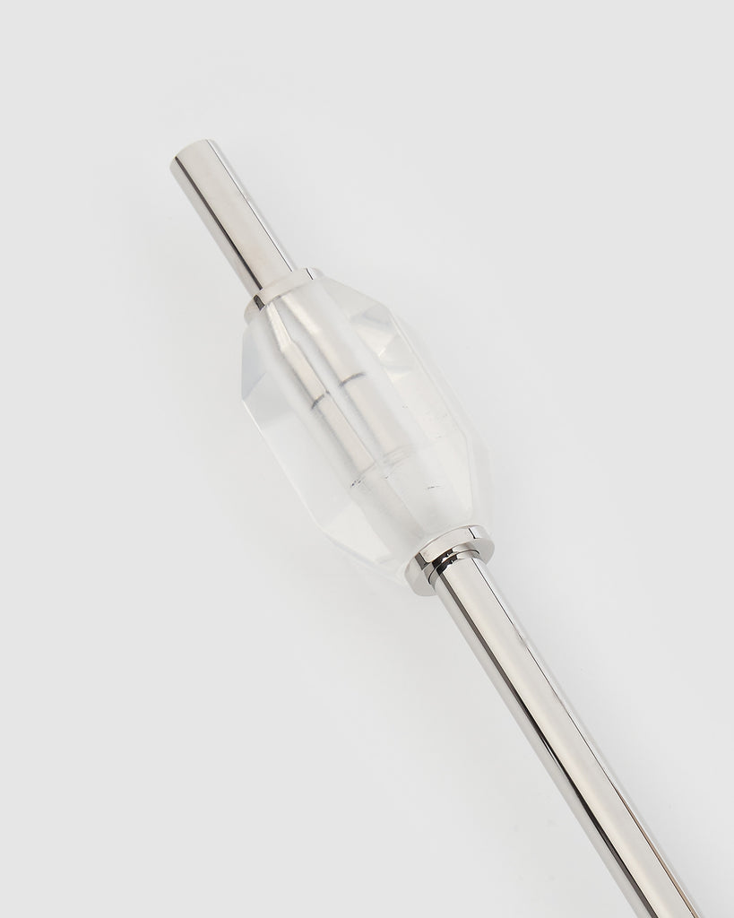 Miz Casa & Co Reusable Gemstone Straw Clear Quartz
