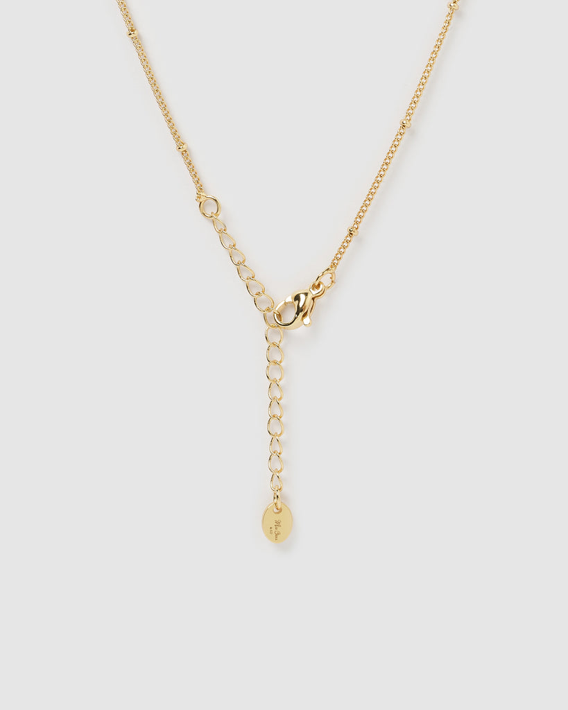 Miz Casa & Co Tempest Freshwater Pearl Necklace Gold Pearl