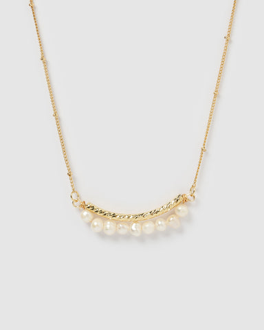 Miz Casa & Co Aliah Choker Pearl Multi