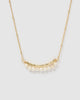 Miz Casa & Co Tempest Freshwater Pearl Necklace Gold Pearl